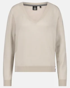 Outlet De Antistatische Merino Wool Amalfi Trui Met V-Hals Dames Truien En Sweaters