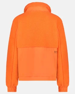 Sale Fabric-Mix Fleece Jacket Laser Dames Fleece & Softshell