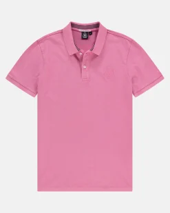 Hot Garment Dye Whip Polo Heren Polo'S En T-Shirts