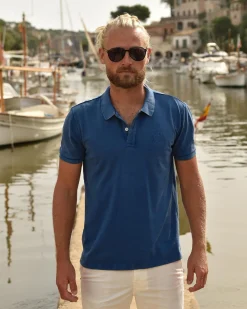 Online Garment Dye Whip Polo Heren Polo'S En T-Shirts