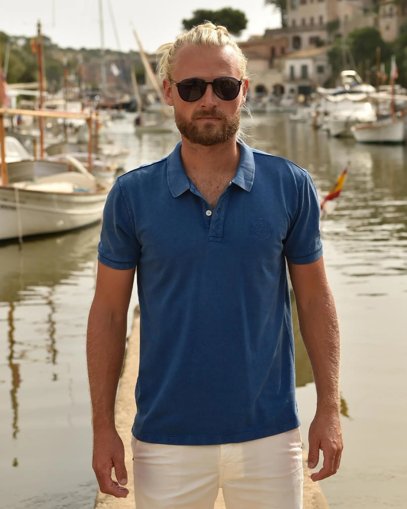 Online Garment Dye Whip Polo Heren Polo'S En T-Shirts