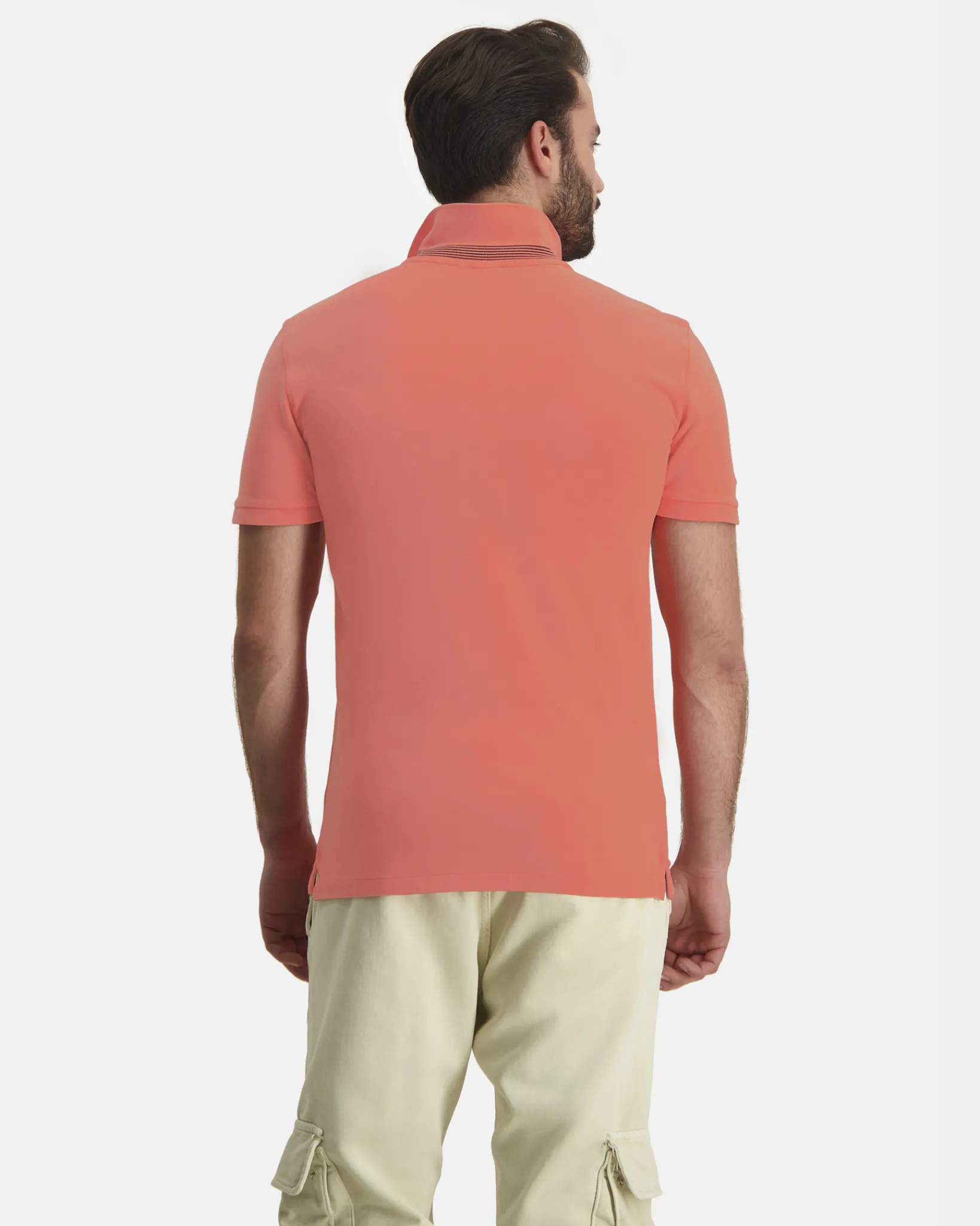 Online Garment Dye Whip Polo Heren Polo'S En T-Shirts