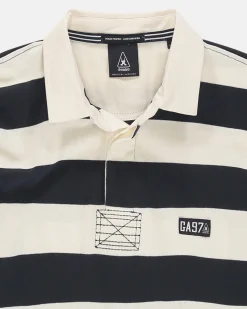 Hot Gestreepte Rugby Shirt Soap Heren Polo'S En T-Shirts