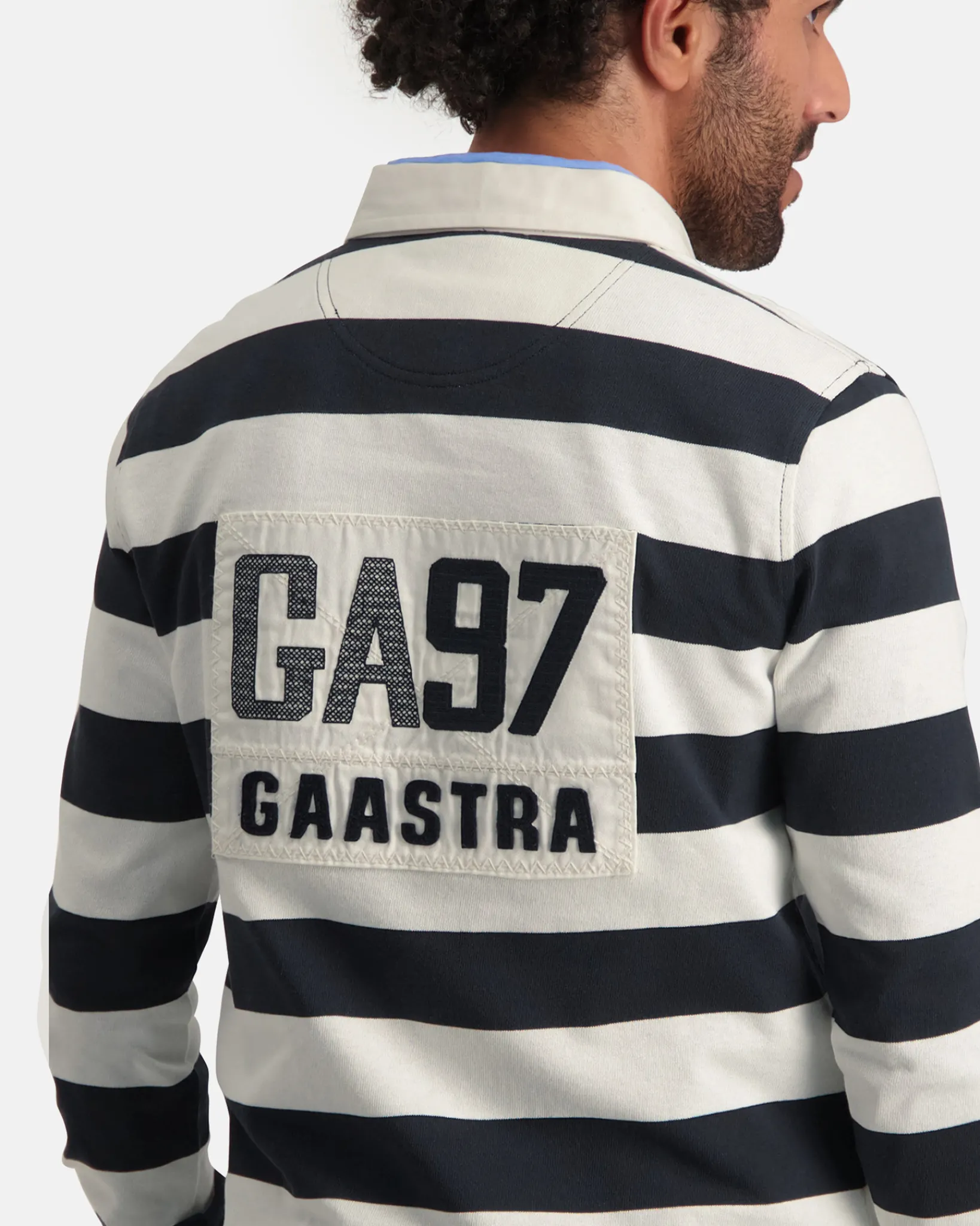 Hot Gestreepte Rugby Shirt Soap Heren Polo'S En T-Shirts