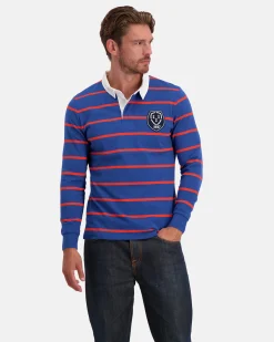 Het Klassieke Gebreide Rugbyshirt Van 100% Katoen Heren Polo'S En T-Shirts