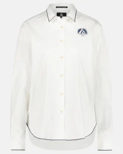 Discount Het Wave Height-Blouse Van 100% Katoen Dames Blouses