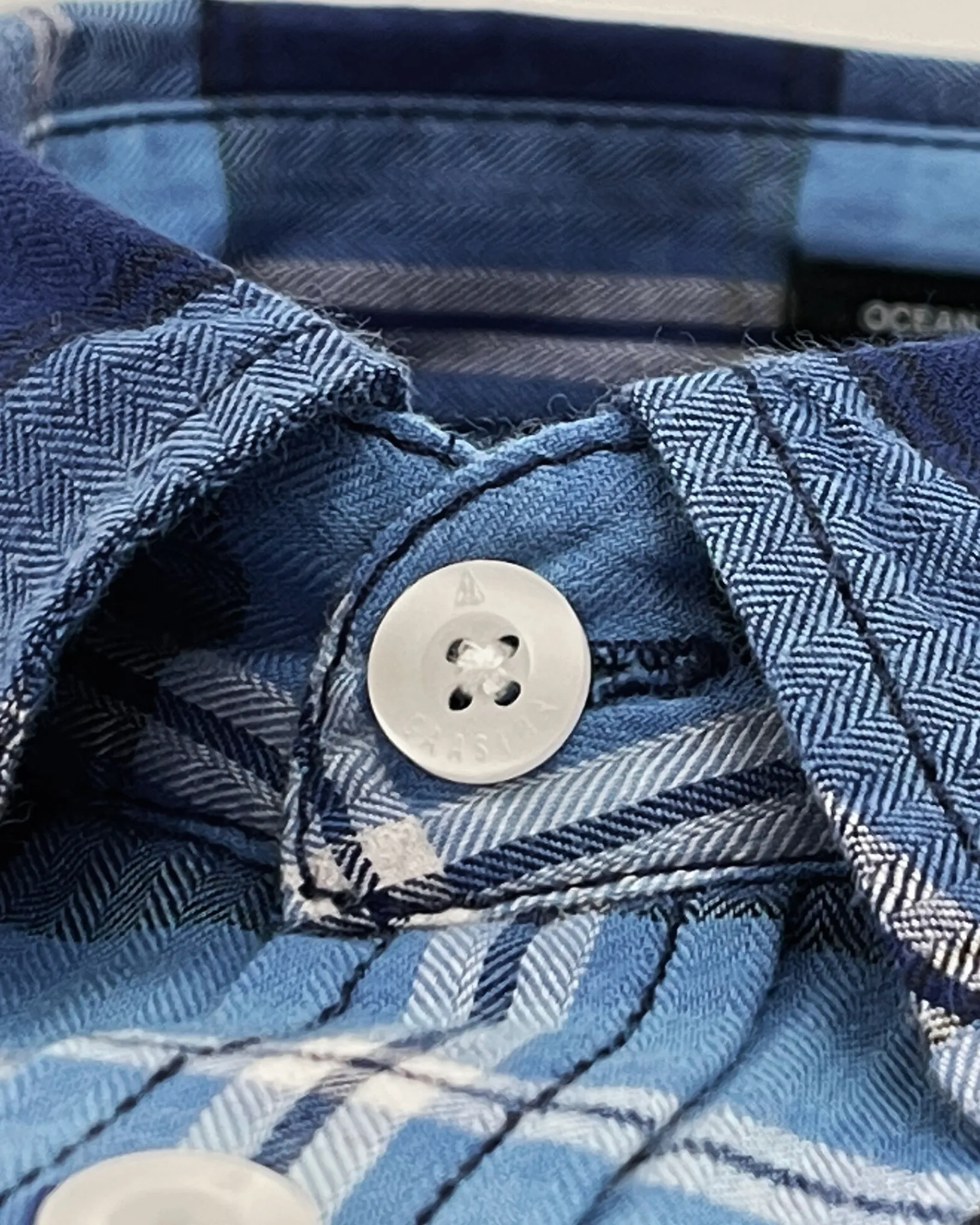 Discount Het Yarn Dyed Jorvik Shirt Heren Shirts