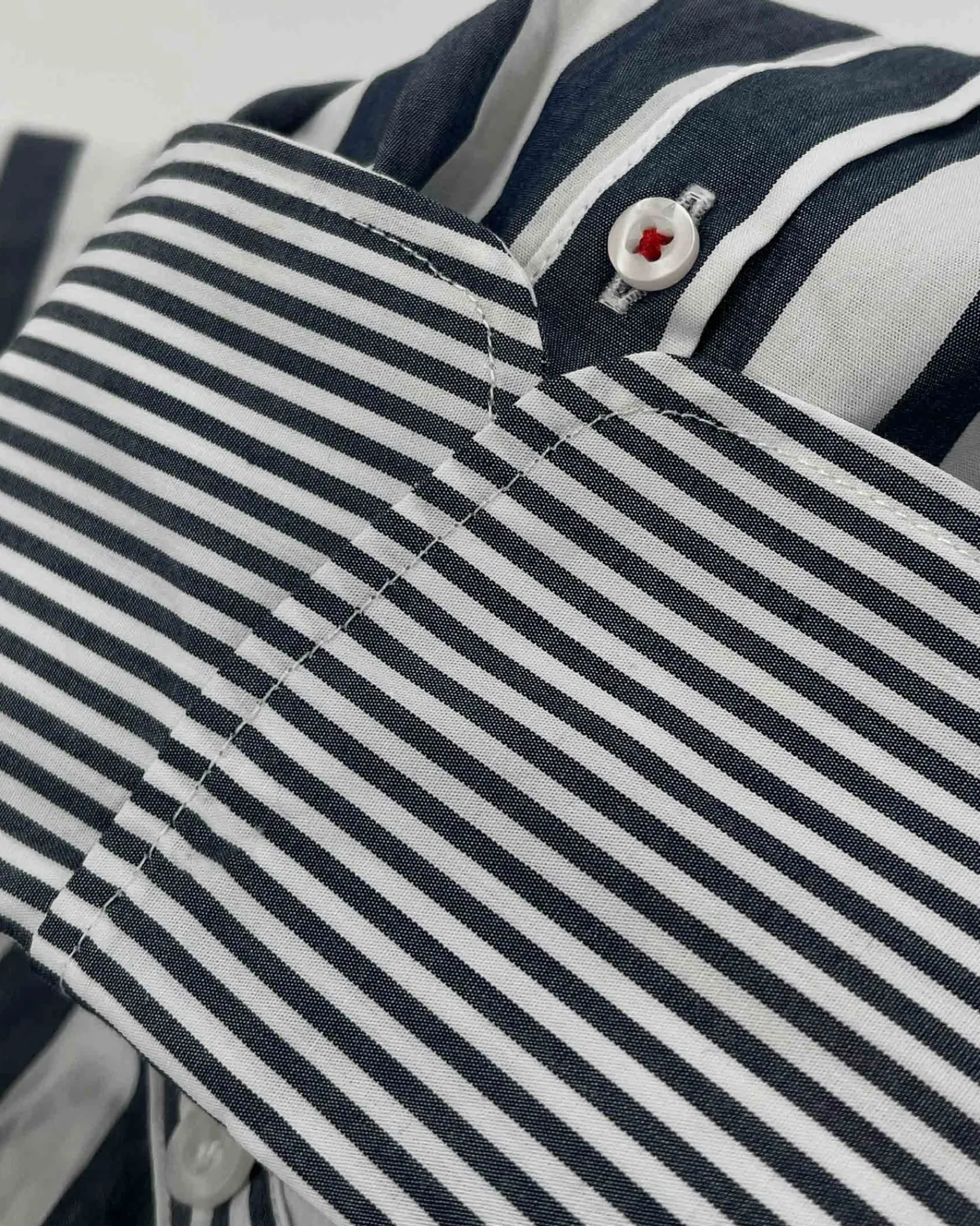 Sale Klassiek Gestreepte Olivia Blouse Van 100% Katoen Dames Blouses