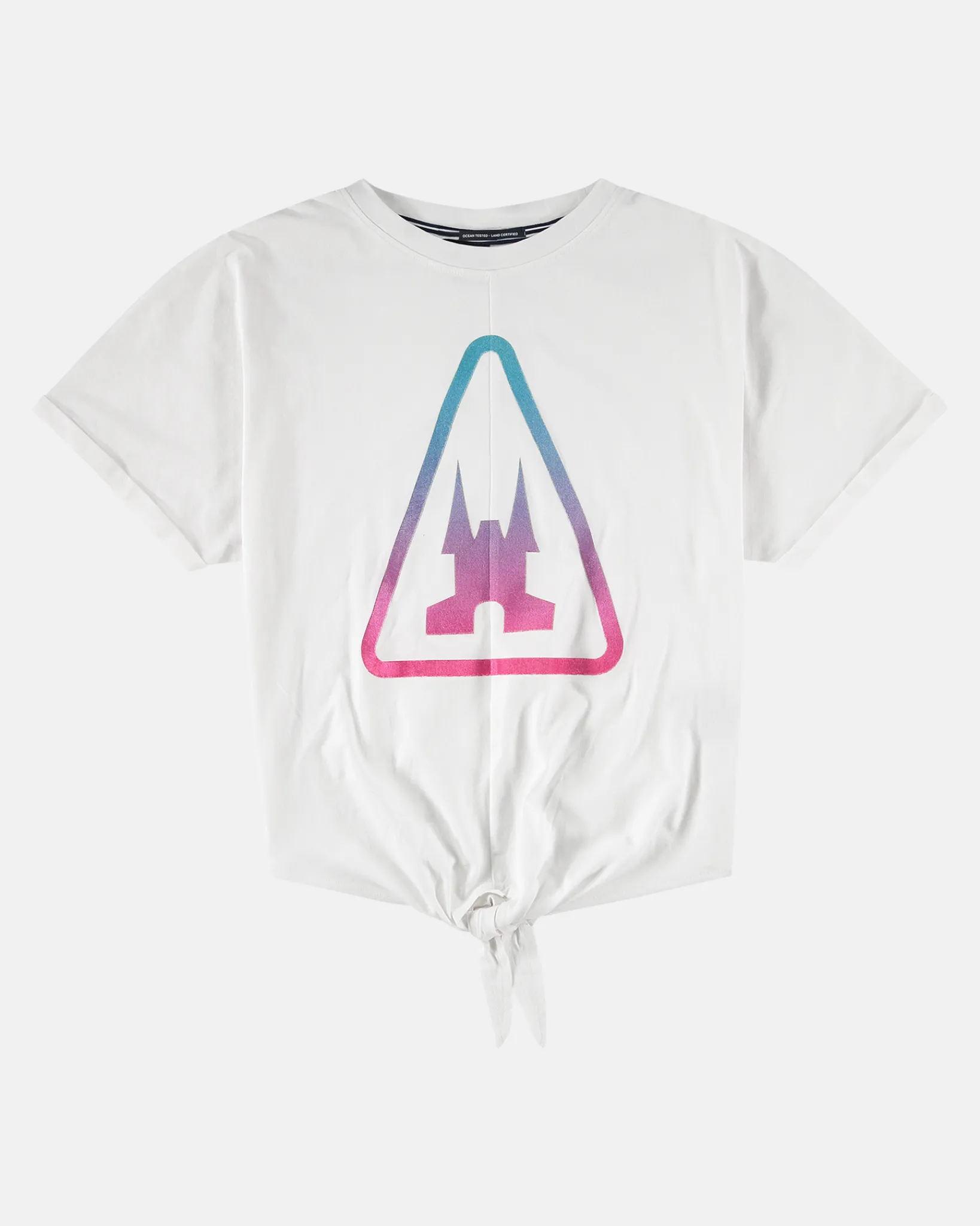 Online Knotted Front T-Shirt Isley Dames Polo'S En T-Shirts