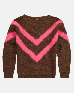 Discount Mohairmix Gemeleerde Trui Palmetta Dames Truien En Sweaters