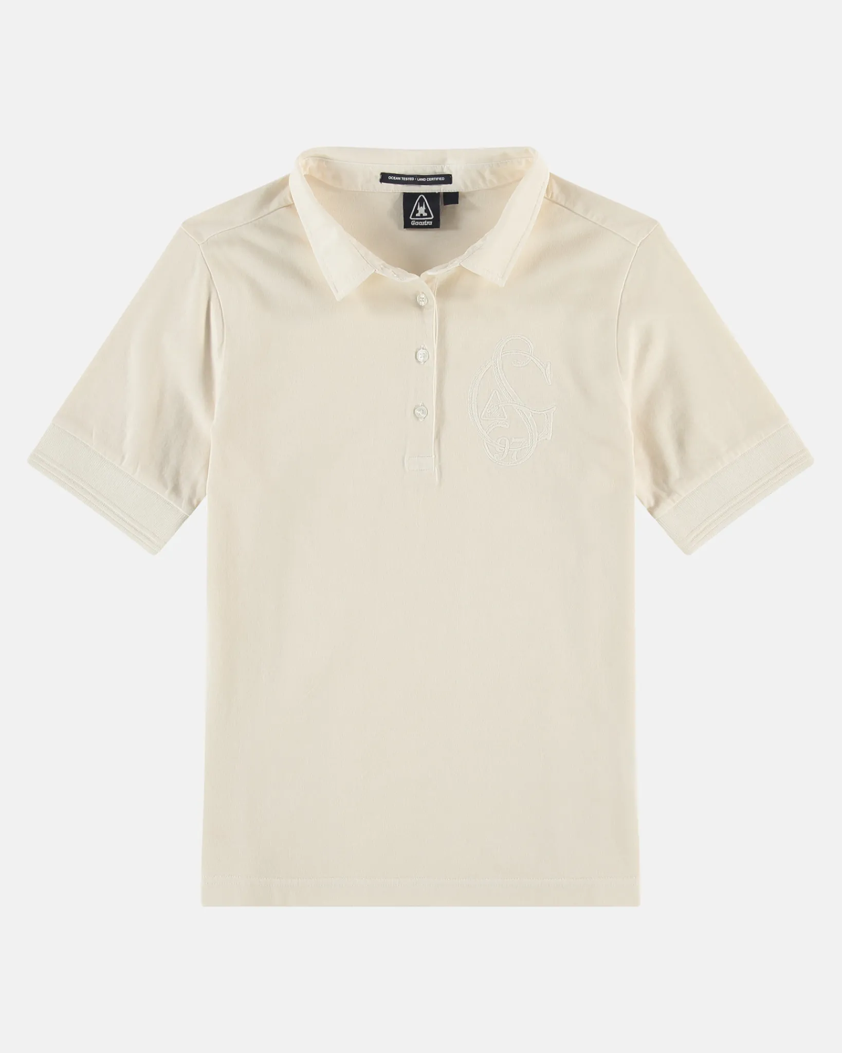 New Monica Polo Met Geweven Kraag Dames Polo'S En T-Shirts