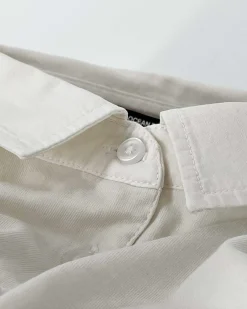 New Monica Polo Met Geweven Kraag Dames Polo'S En T-Shirts