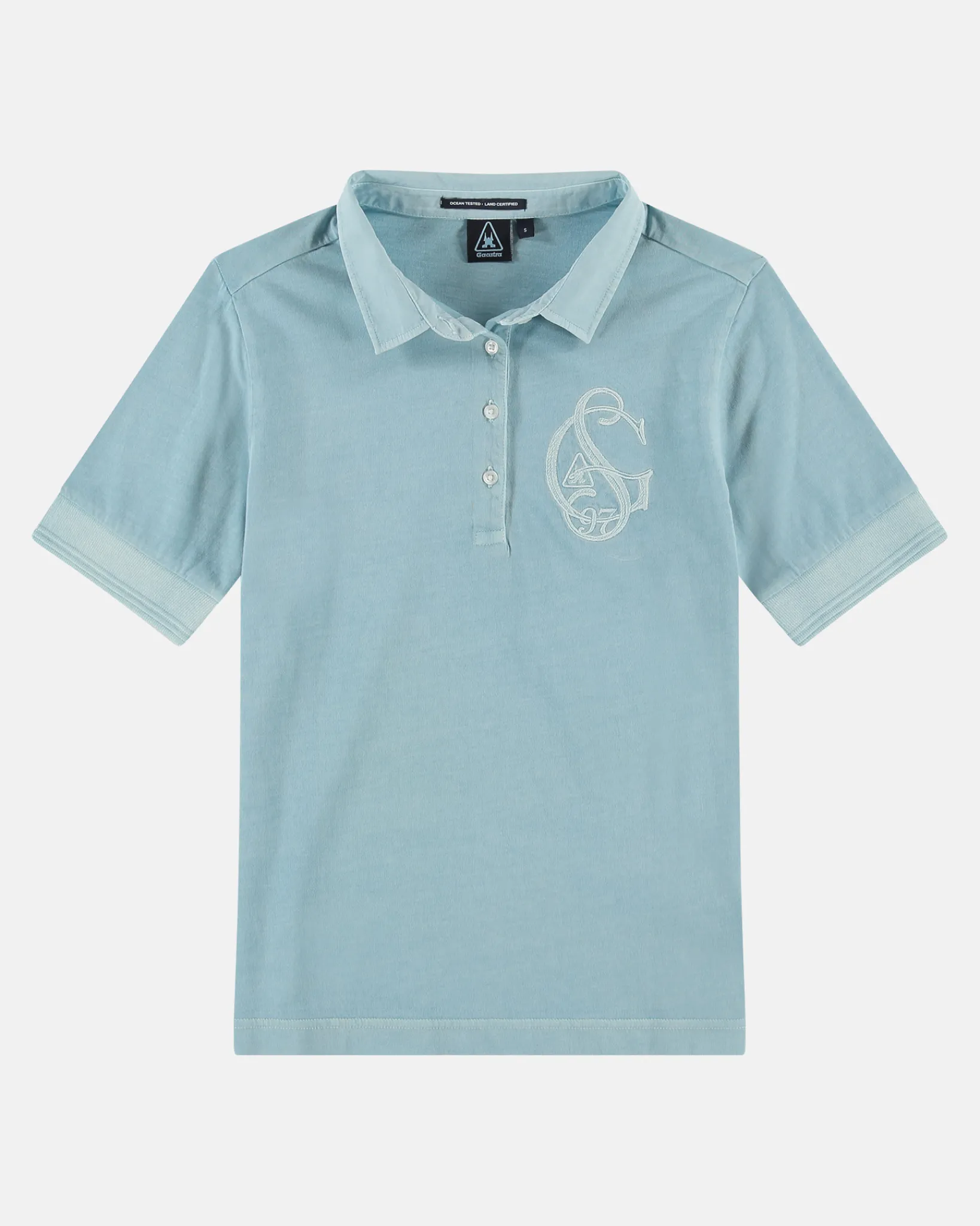 New Monica Polo Met Geweven Kraag Dames Polo'S En T-Shirts