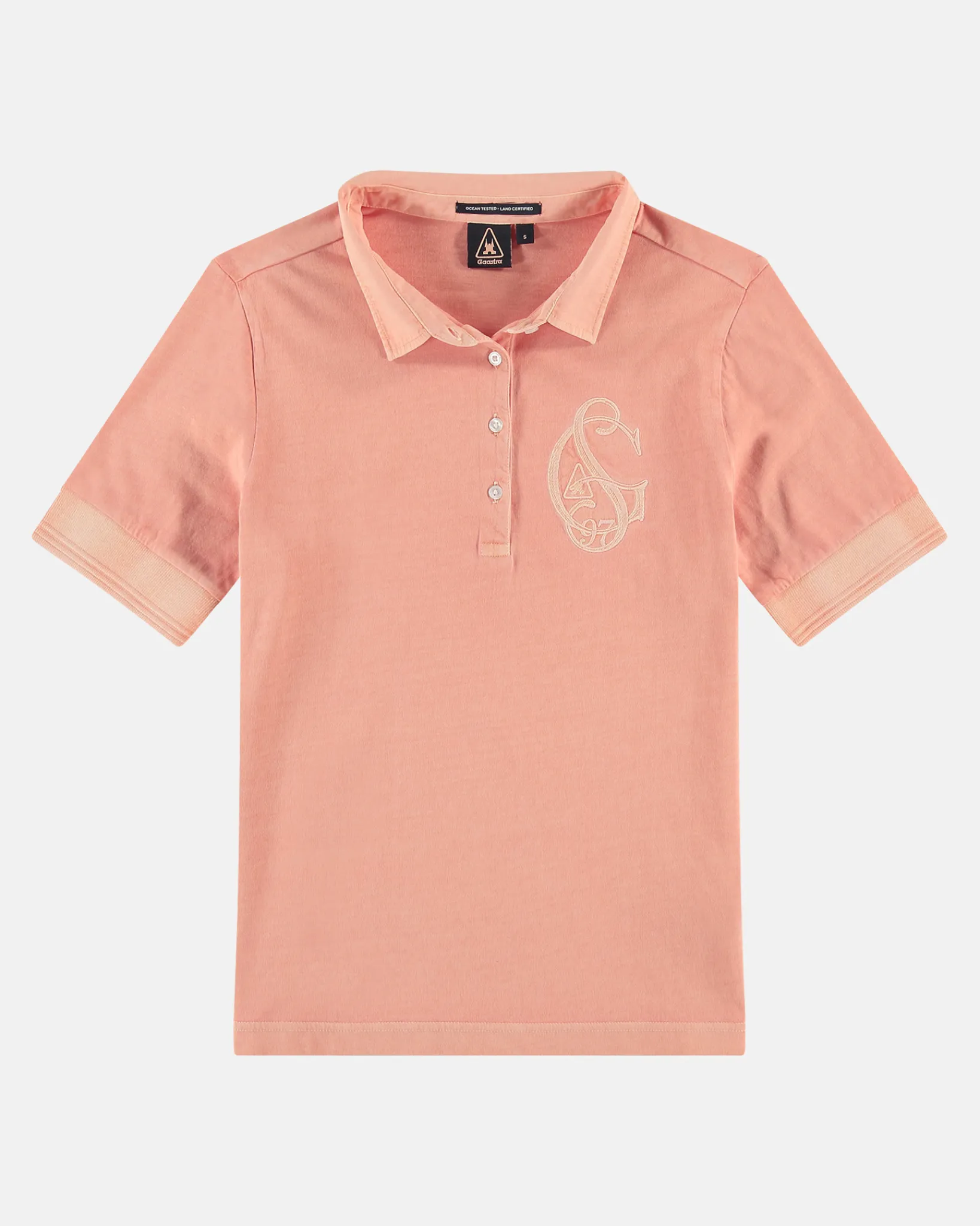 Online Monica Polo Met Geweven Kraag Dames Polo'S En T-Shirts